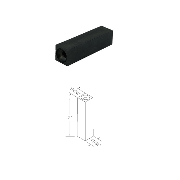 2GPlug 5/8" Plastic Mounting Plug for 5/8 Square Iron Balusters