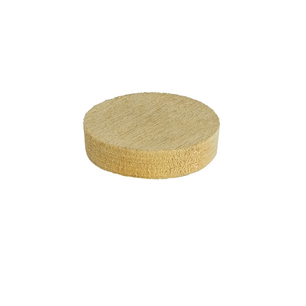 3001 1" Flat Tapered Face Grain Plug