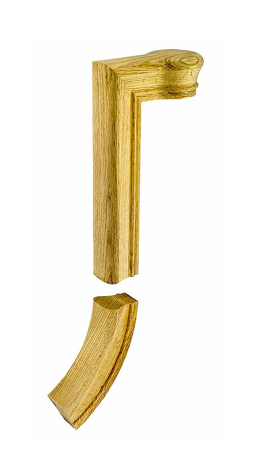 7097 STRAIGTH RISER W/CAP 2-RISE FOR 6010 PROFILE