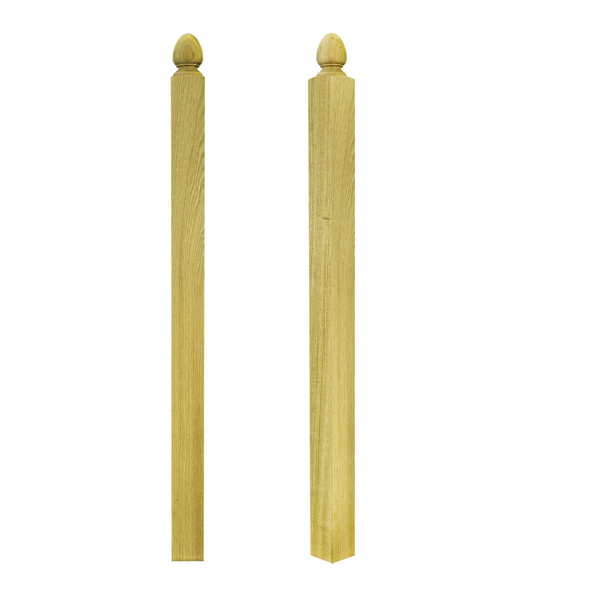 4005 Newels ⋅ Craftsman with Top ⋅ Acorn & Ball Top ⋅ 3-1/2"