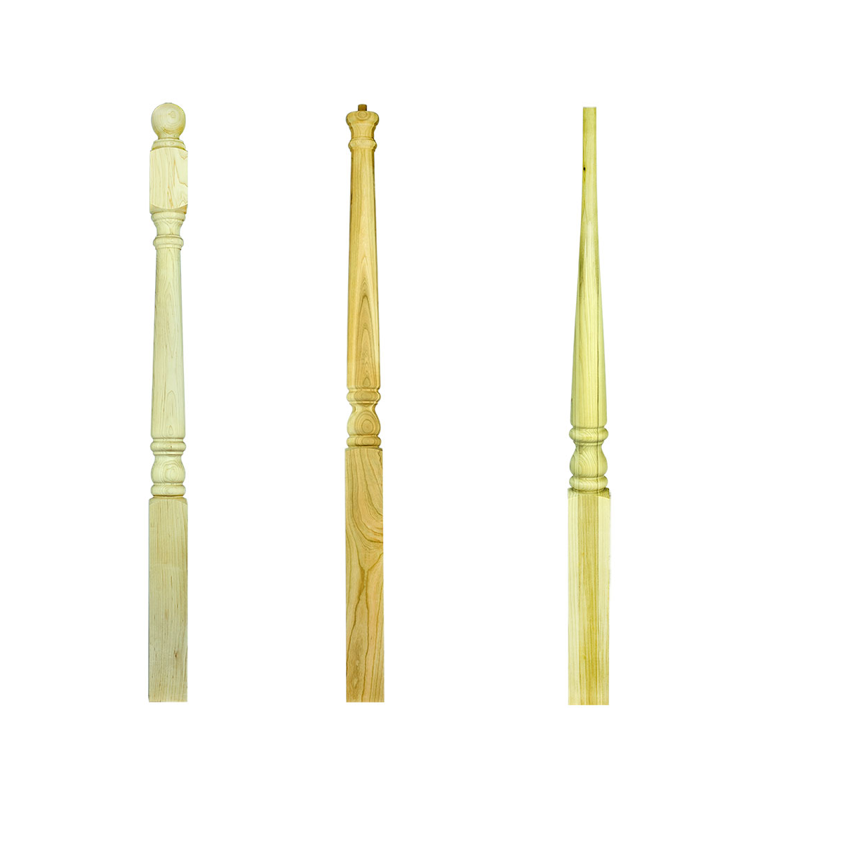 4010 Newels ⋅ Colonial ⋅ Ball & Pin Top ⋅ 3"