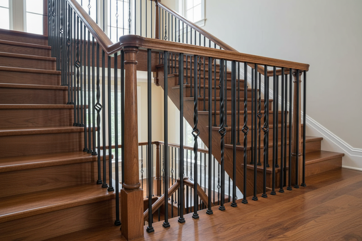 5/8" Square Iron Balusters