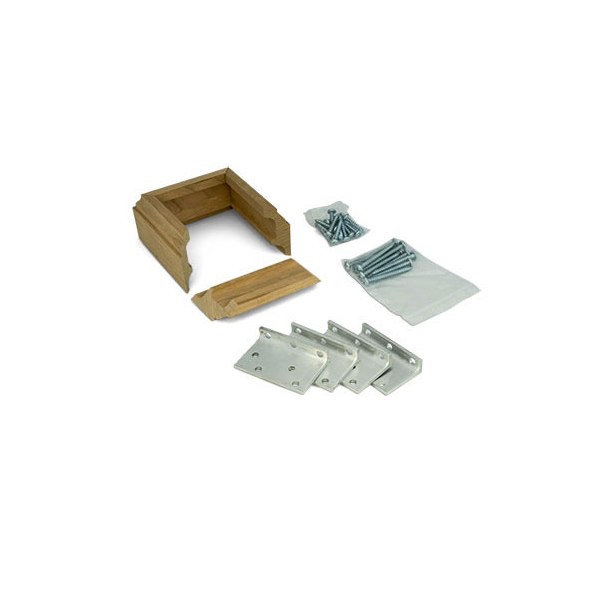 3009 Newel Attaching Kit 3" W/WOOD TRIM