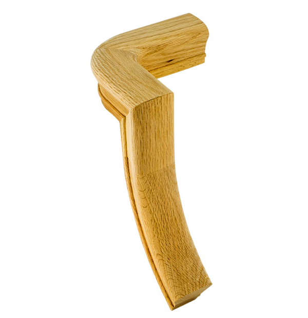 7075 LVL 1/4 TURN GOOSENECK FITTING NO CAP RH FOR 6010 PROFILE