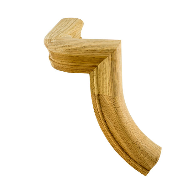 7075 LVL 1/4 TURN GOOSENECK FITTING NO CAP RH FOR 6010 PROFILE