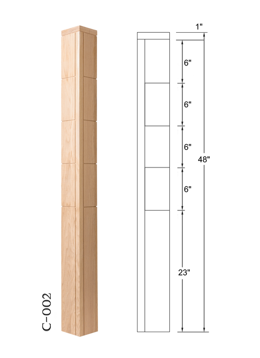 C-001 BOX NEWEL HOLLOW