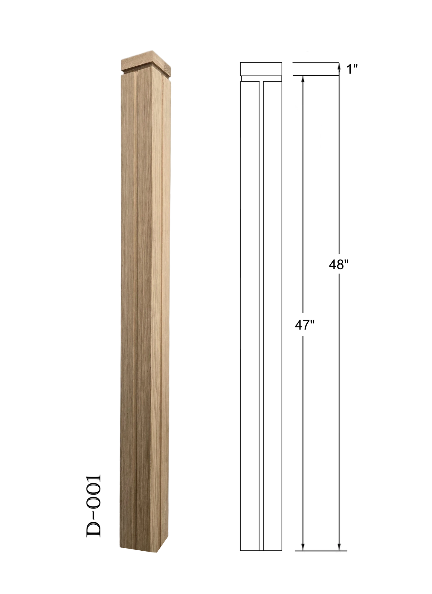 D-001 BOX NEWEL HOLLOW
