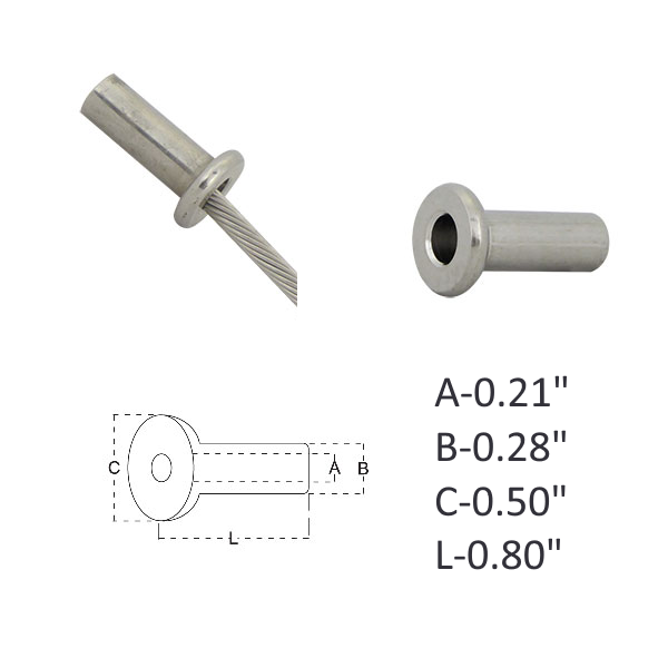 PROTSLV Stainless Steel • Stealth Cable Components • Protective Sleeve