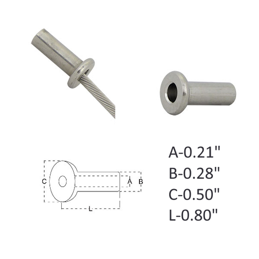 PROTSLV Stainless Steel • Stealth Cable Components • Protective Sleeve