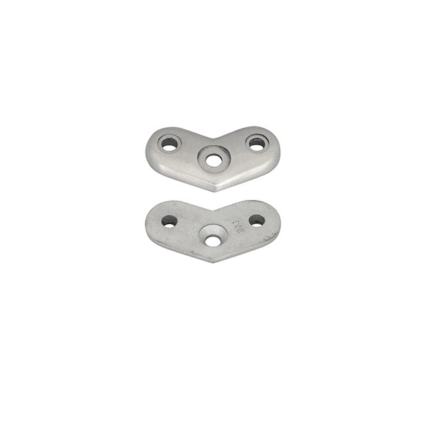 SS912 135º Flat Saddle Top & Bottom Views Shown