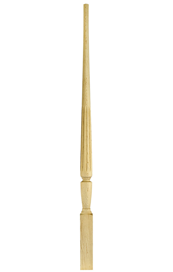 STOCKBRIDGE 2015 FLUTED SERIES 1-3/4" WIDE   PIN TOP   SQUARE BASE