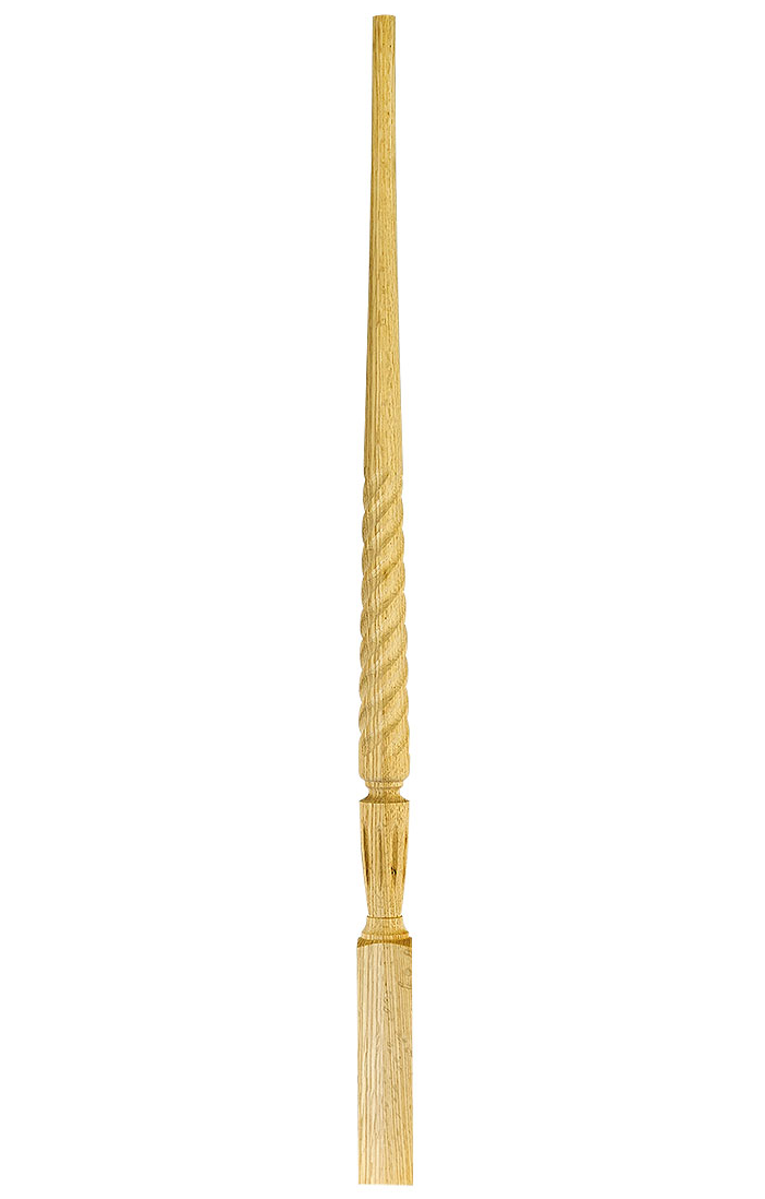 STOCKBRIDGE 2015 TWISTED SERIES 1-3/4" WIDE   PIN TOP   SQUARE BASE