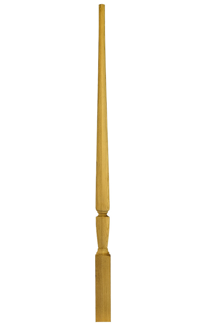 STOCKBRIDGE 2015 PLAIN SERIES 1-3/4" WIDE   PIN TOP   SQUARE BASE
