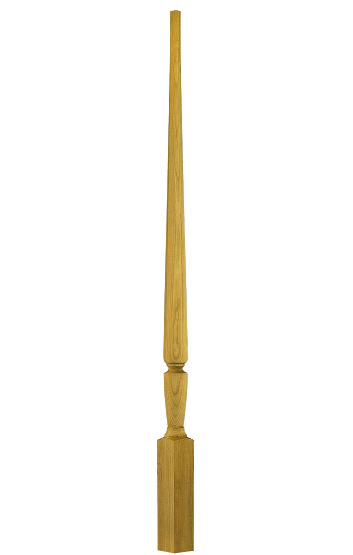 STOCKBRIDGE 2015 PLAIN SERIES 1-3/4" WIDE   PIN TOP   SQUARE BASE