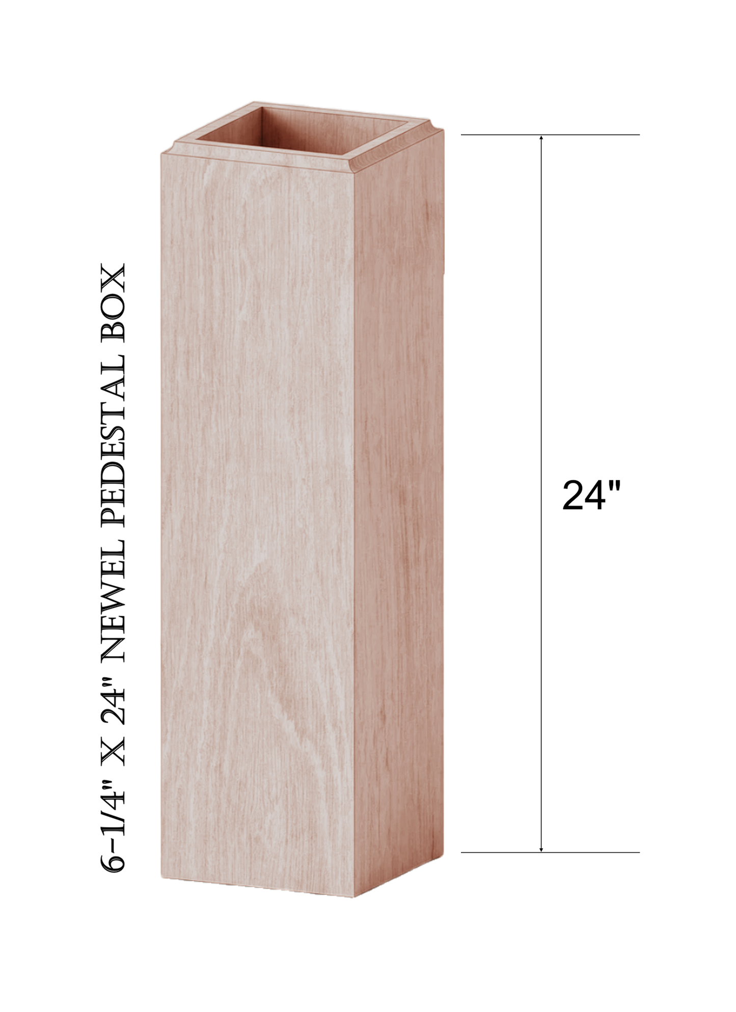 Base for Box Hollow Posts