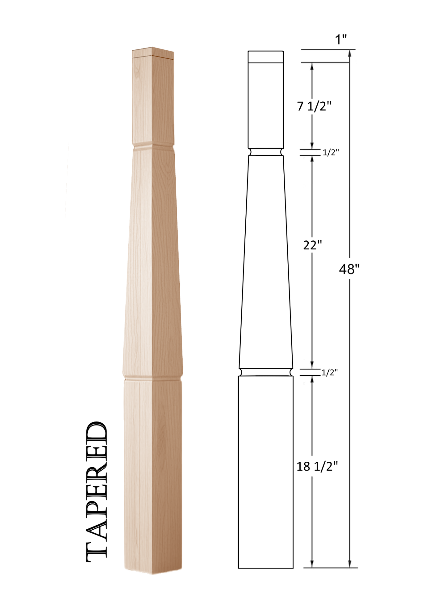 TAPERED